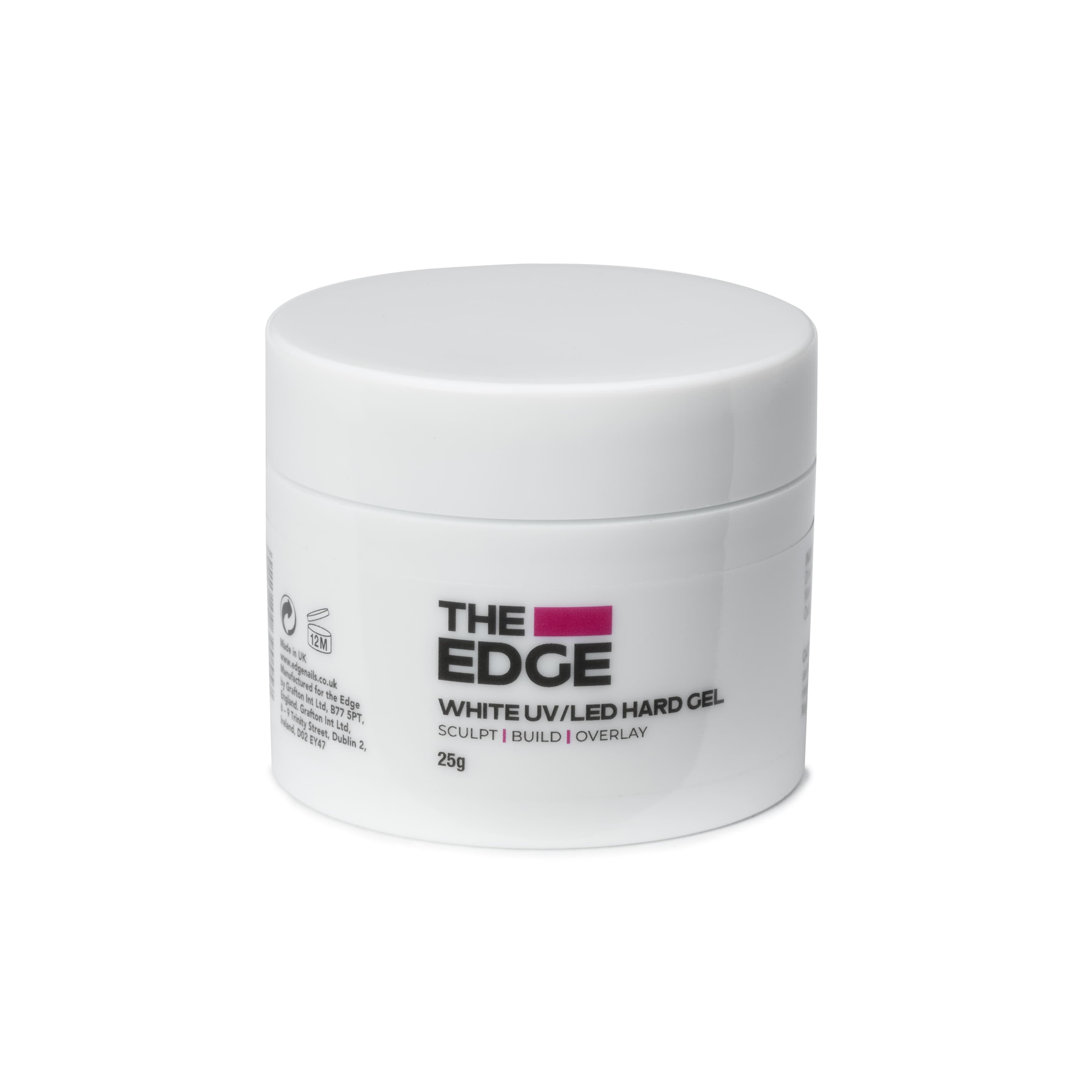 THE EDGE - UV GELS - White UV/LED Hard Gel - 25g