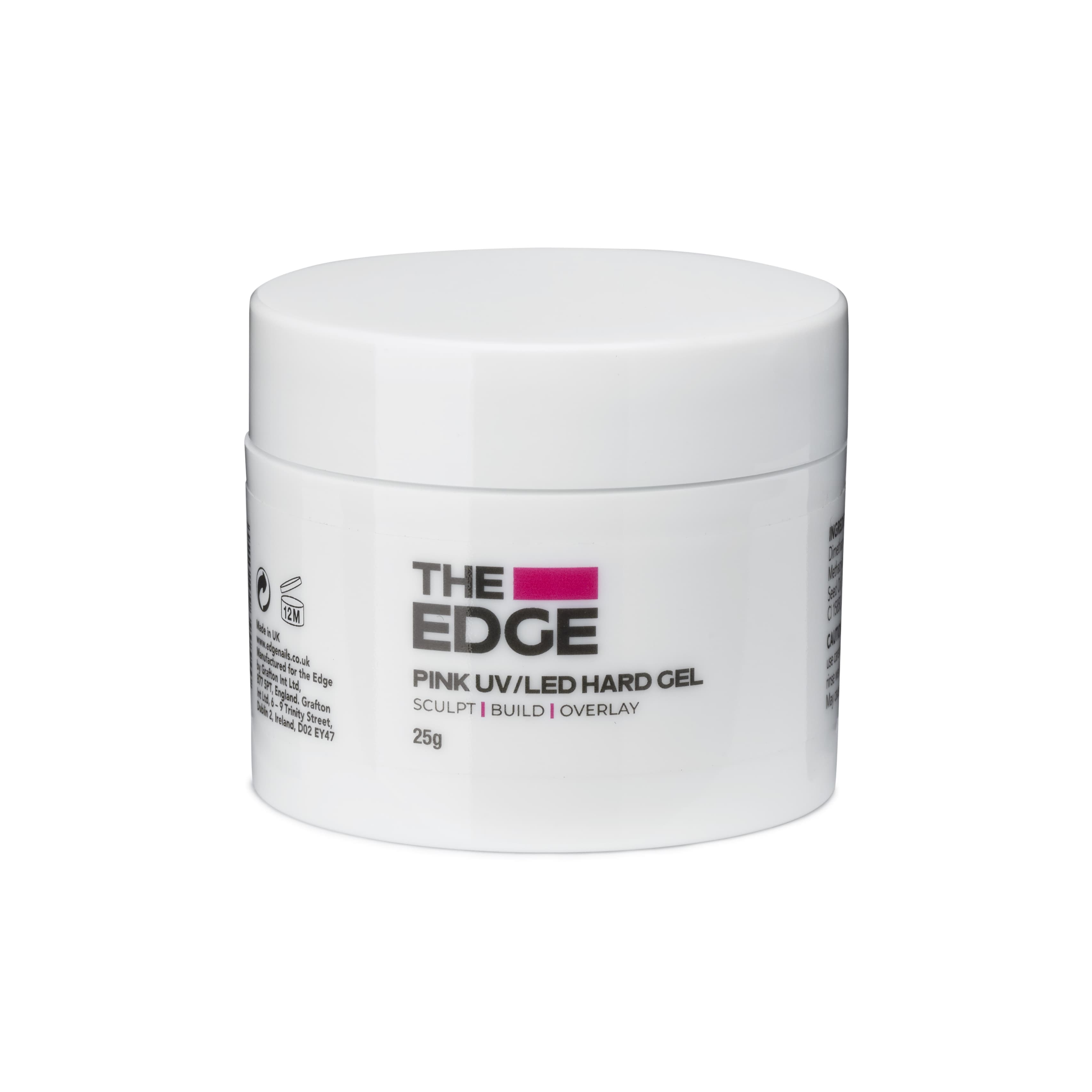 THE EDGE - UV GELS - Pink UV/LED Hard Gel - 25g