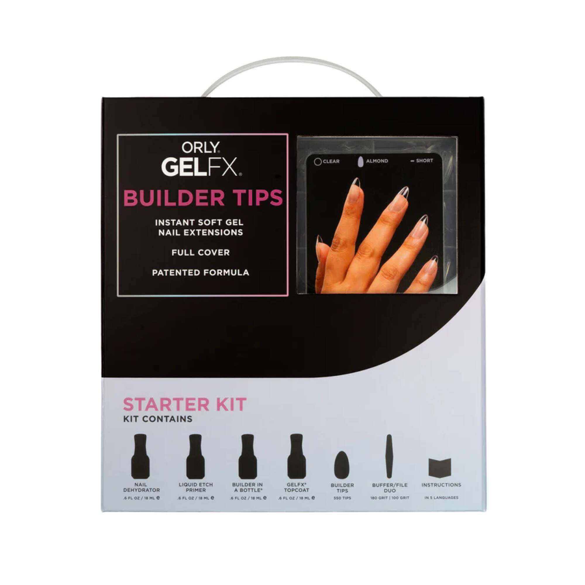 ORLY GEL FX - ESSENTIALS - Builder Tip Box - Short Almond  