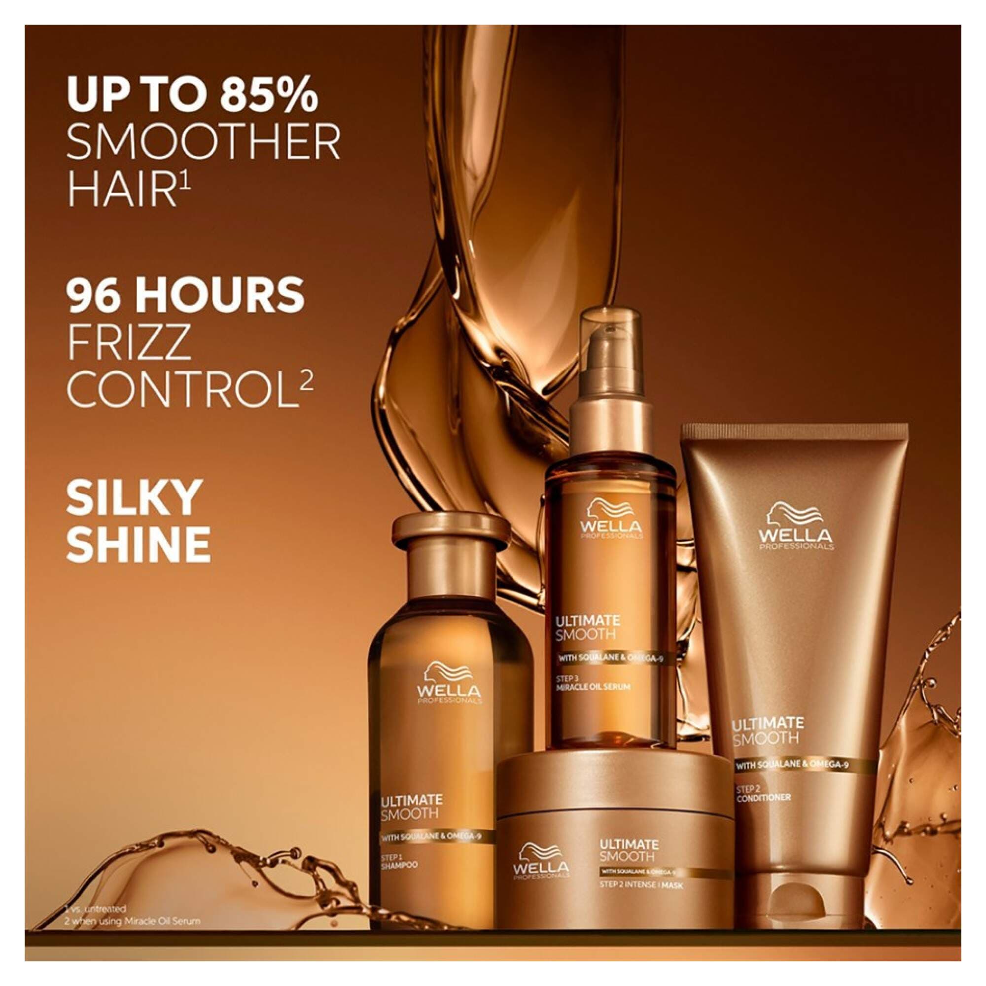 Wella Ultimate Smooth - Shampoo - 100ml - Image 3