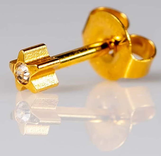 GOLD PLATE STUD - Starstone - April