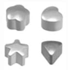 STAINLESS POLISHED STUD - Shapes - Assorted