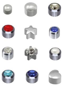 STAINLESS POLISHED STUD - Mixed - Assorted