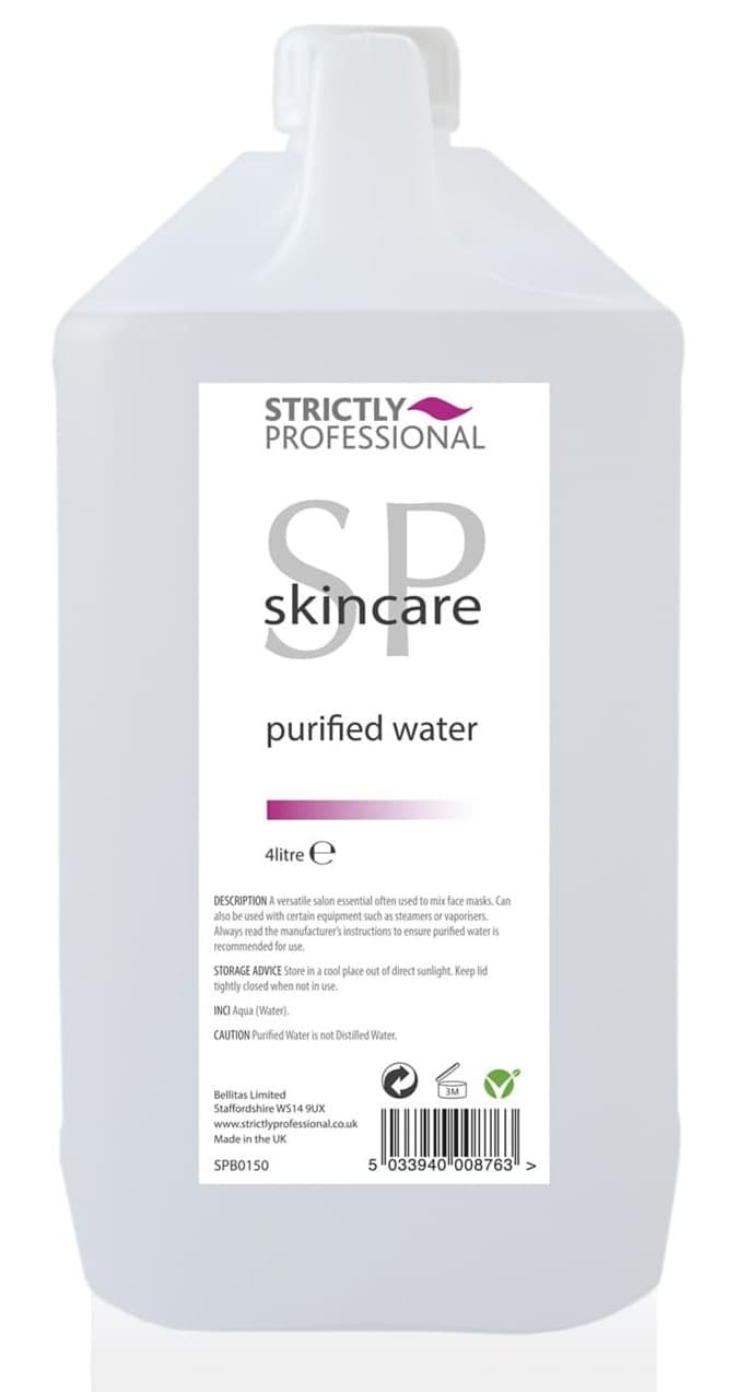 SP - FACIAL MASKING - Purified Water - 4Ltr