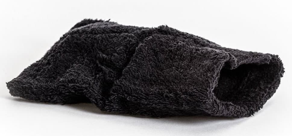 SP - FACIAL IMPLEMENTS - Towelling Mitt - Black