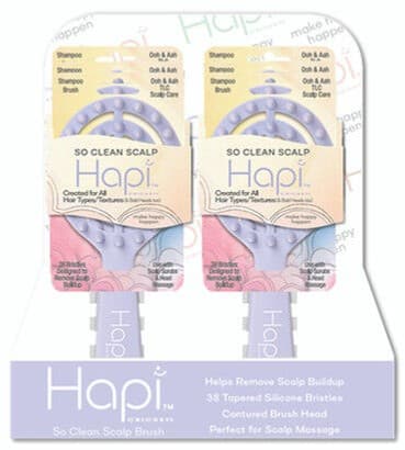 CRICKET - Hapi - So Clean Scalp - Shampoo Brush - 6pc Display