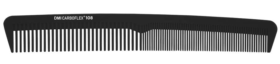 DMI - COMBS - Carboflex 108 - Standard Cutting Comb - Black