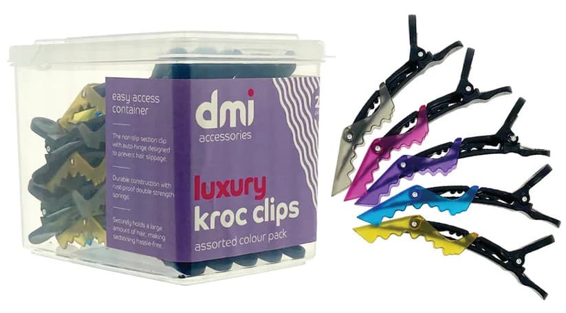 KODO - HAIR ACCESSORIES - Luxury Krocs - Black - 25pcs