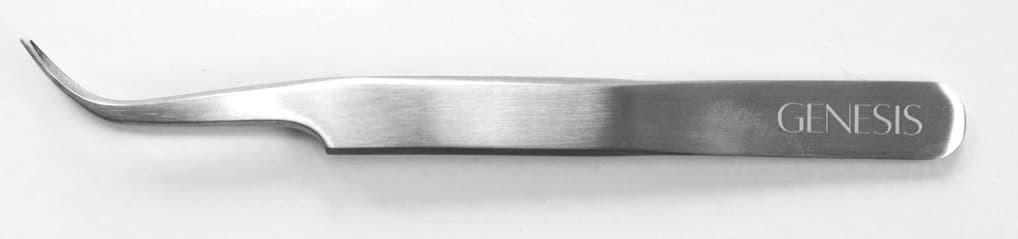GENESIS - LASH - Multifunctional Curved Tweezer - Silver