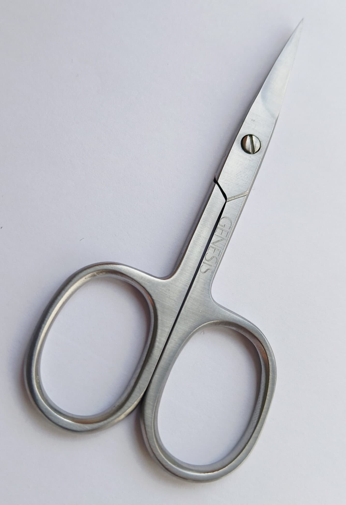 GENESIS - BROW - Straight Scissors - Silver