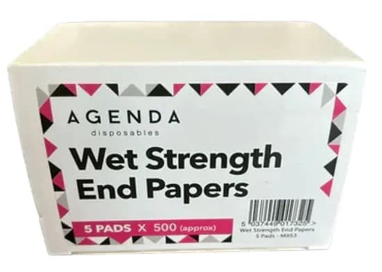 AGENDA - MISCELLANEOUS - Wet Strength End Papers - 5 Pads