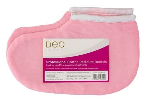DEO - ACCESSORIES - 100% Cotton Pedicure Booties - Pink
