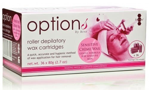 HIVE - ROLLER WAX CARTRIDGES - Sensitive Crème Wax - 80g - 36 Pack