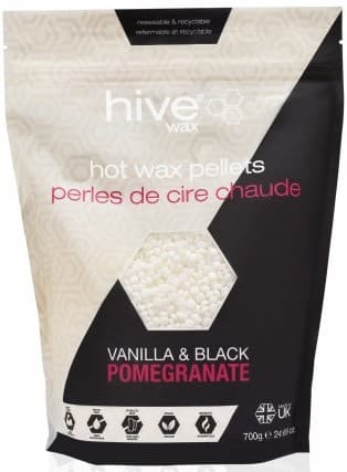 HIVE - HOT WAX - Vanilla & Black Pomegranate Hot Wax Pellets - 700g
