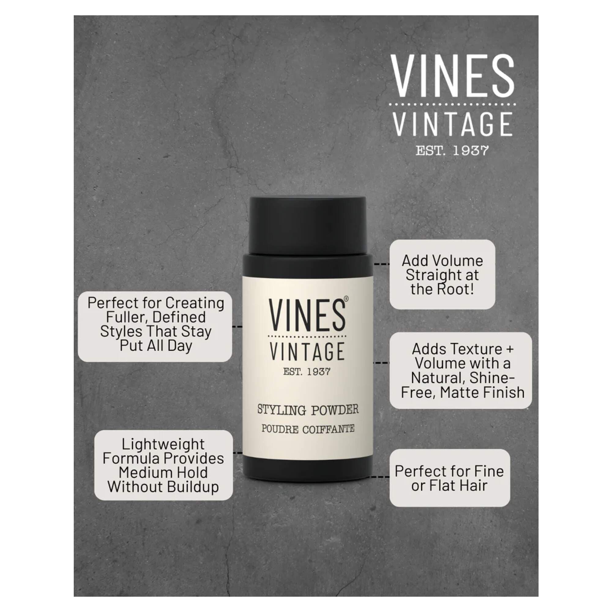 VINES VINTAGE - BARBER RANGE - Styling Powder - Image 2