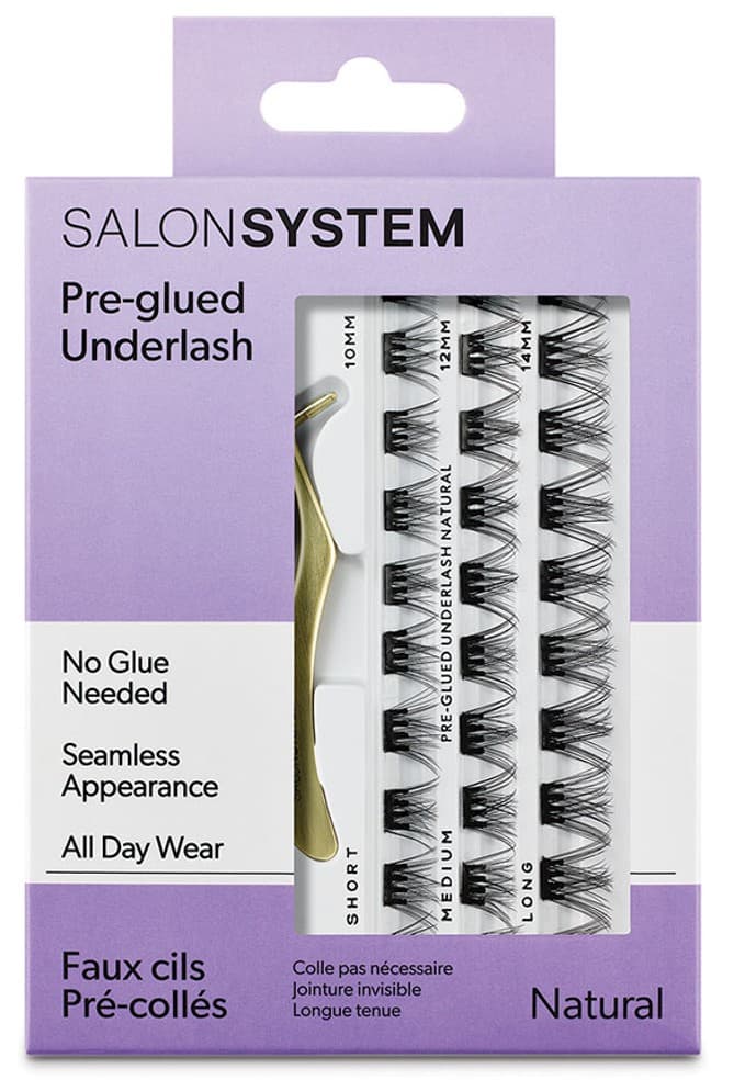 Salon System - Individual - Kit - Underlash Pre Glued - Natural