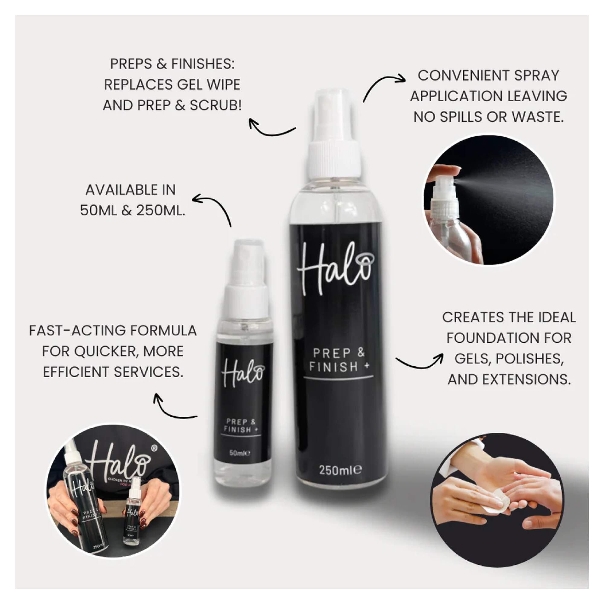 HALO - PREP & FINISH - 2 in 1 - 50ml - Image 2