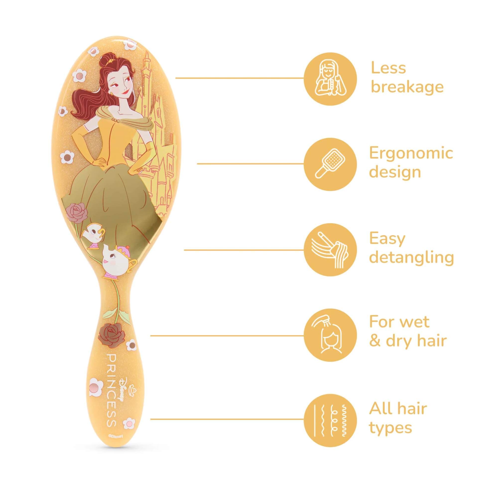 Wet Brush - Original Detangler - Dreamy Princess - Belle - Image 3
