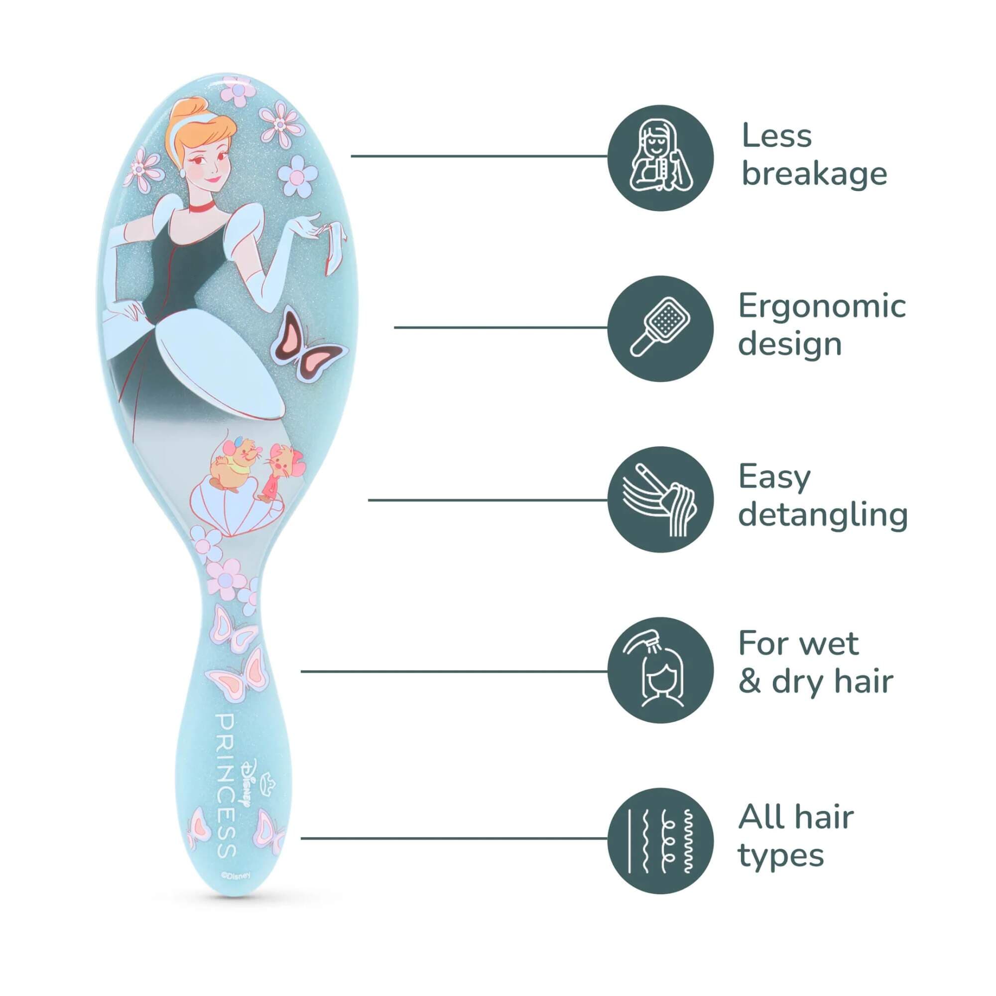 Wet Brush - Original Detangler - Dreamy Princess - Cinderella - Image 3
