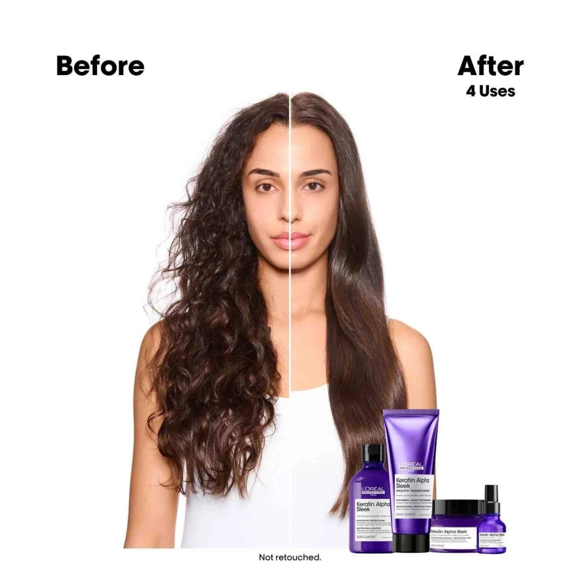 Serie Expert - Keratin Alpha Sleek - Shampoo - 500ml REFILL - Image 2