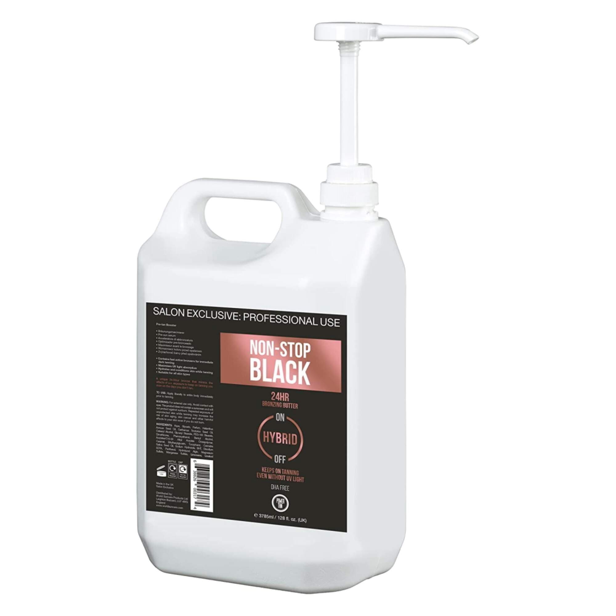 POWER TAN - Non-Stop Black - Gallon - Hybrid Bronzing Butter