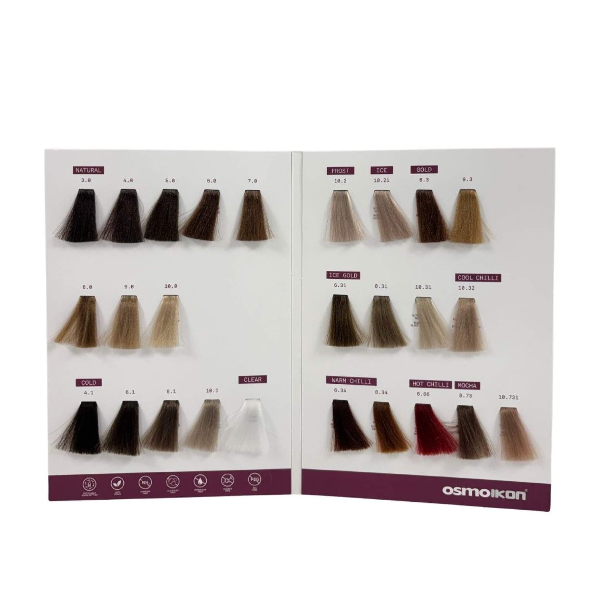 Osmo IKON GLOSS -- Shade Chart (Tufted) - Image 3