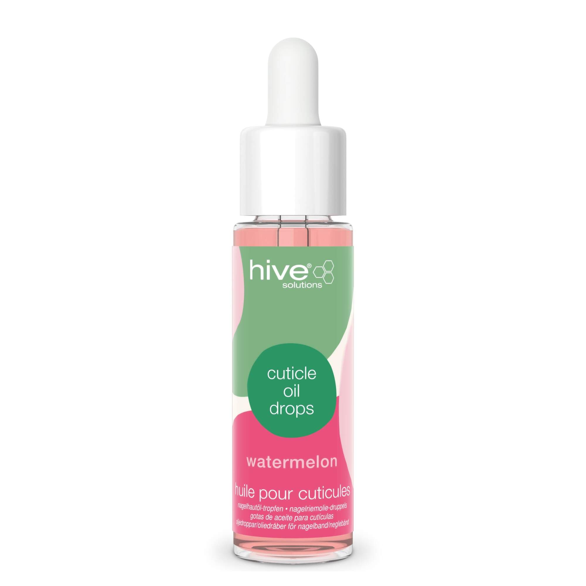 HIVE - MANICURE & PEDICURE - Cuticle Drops - Watermelon 9x 30ml Display - Image 2