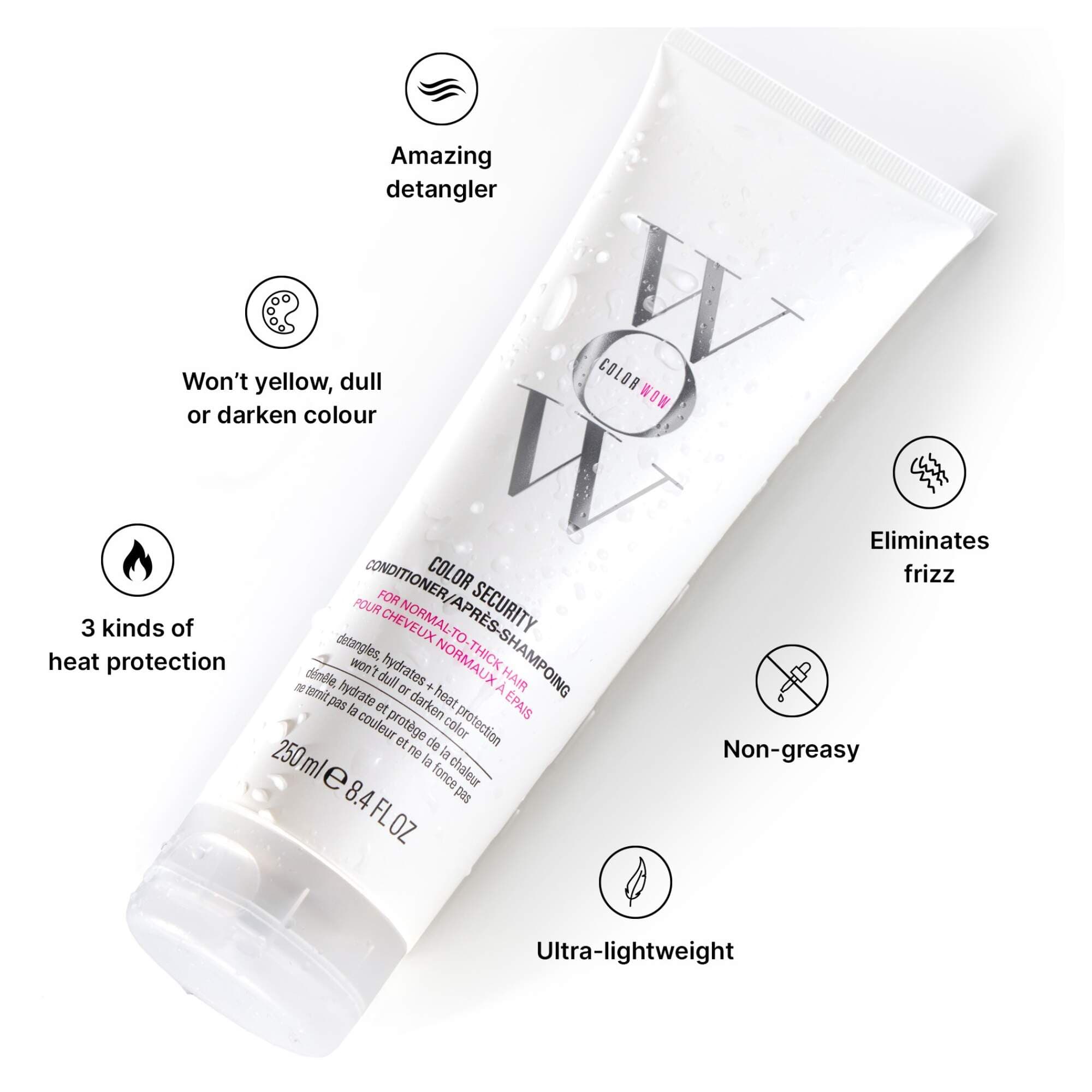 Color Wow Color Security Conditioner (For Normal-to-Thick Hair) 250ml - Image 3