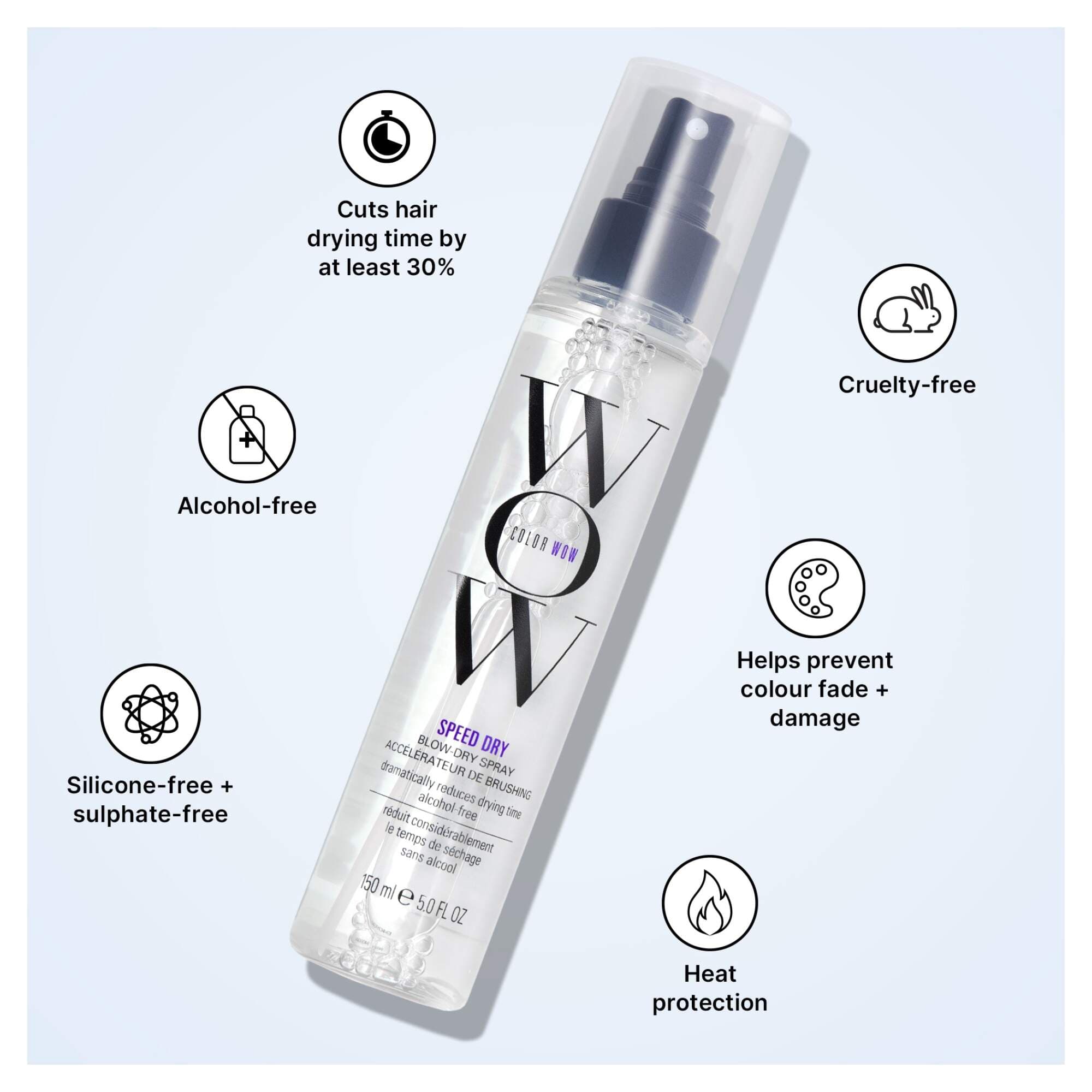 Color Wow Speed Dry Blow Dry Spray 150ML - Image 3