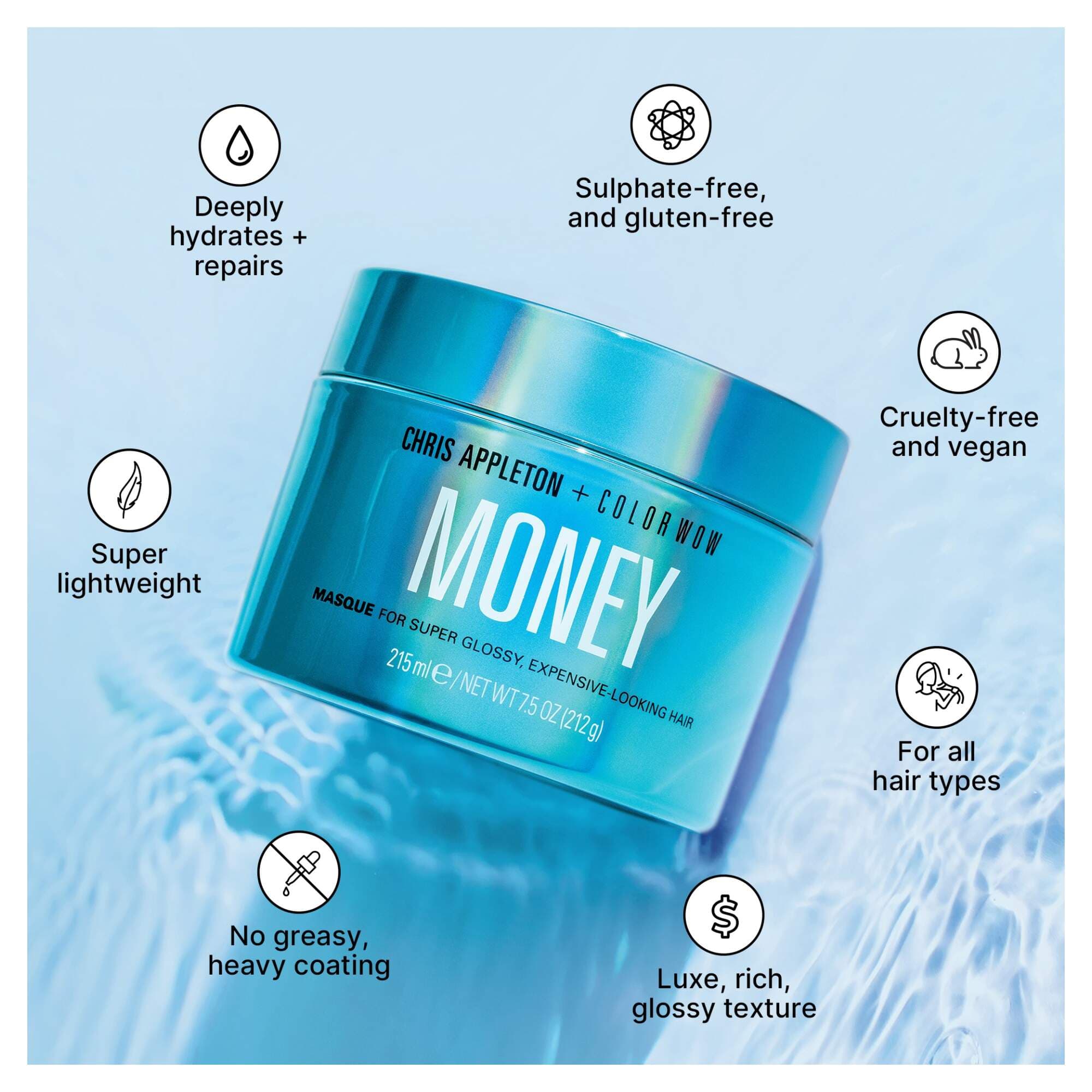 Color Wow + Chris Appleton Money Masque 215ml - Image 4