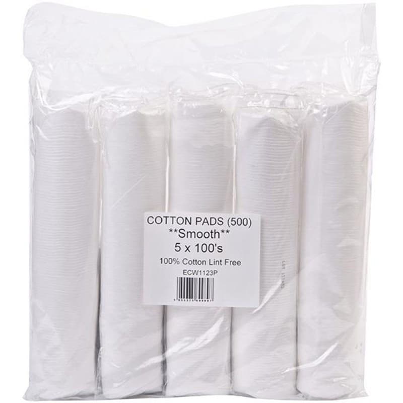 Salon Serve Cotton Pads - Smooth Lint Free (5x100pk)