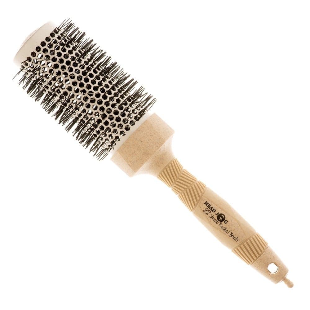 HEAD JOG BRUSH - 22 - Straw Radial Brush 44mm