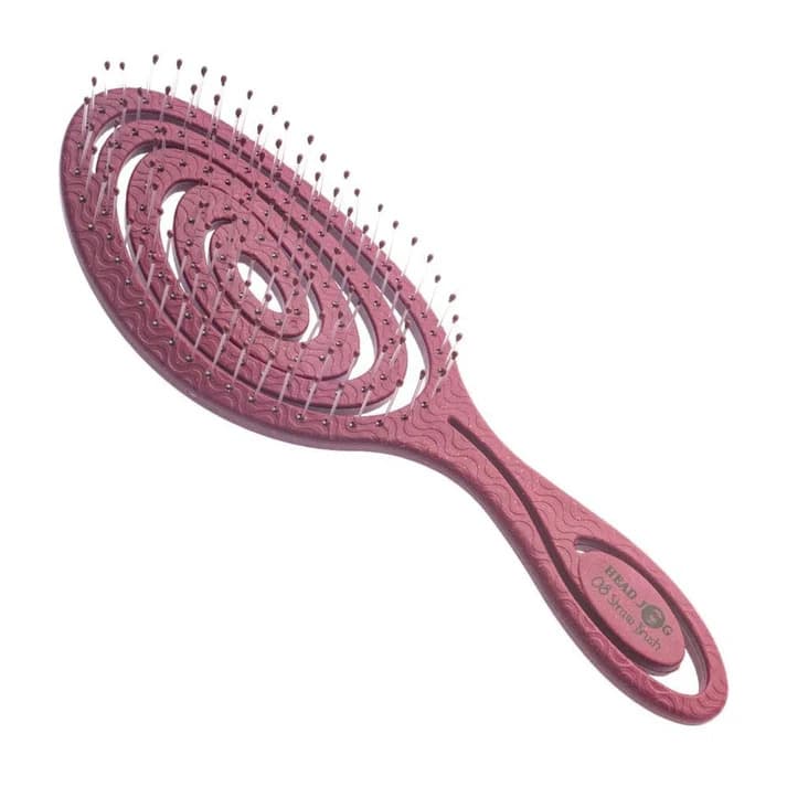 HEAD JOG BRUSH - 08 - Straw Brush Nude Blush Mulberry